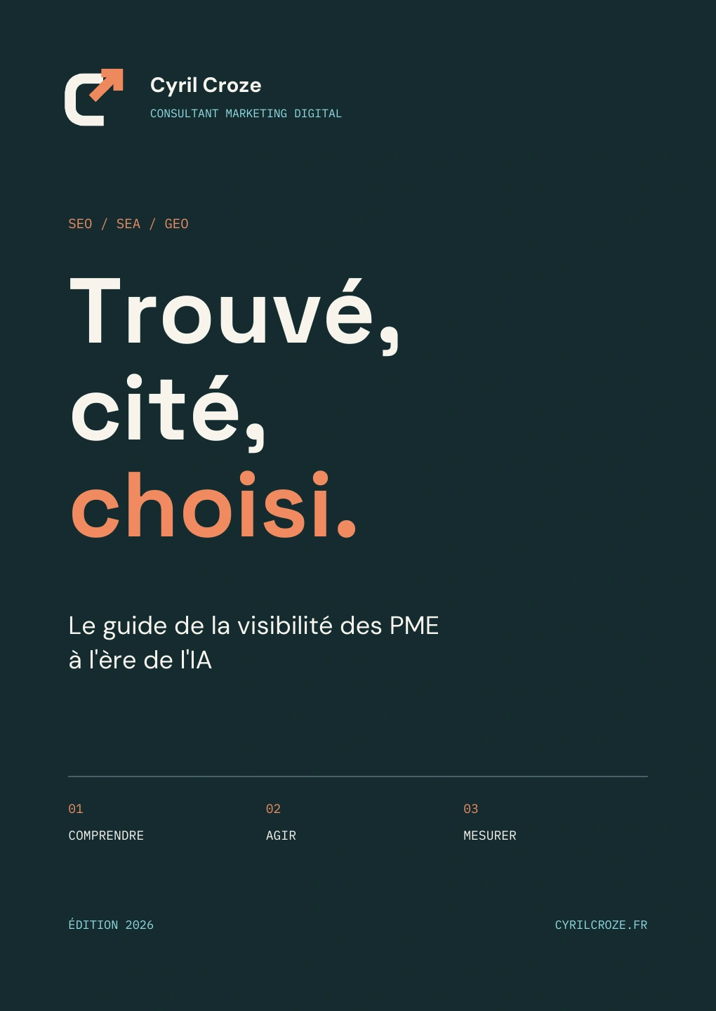 Couverture du livre Trouvé, cité, choisi